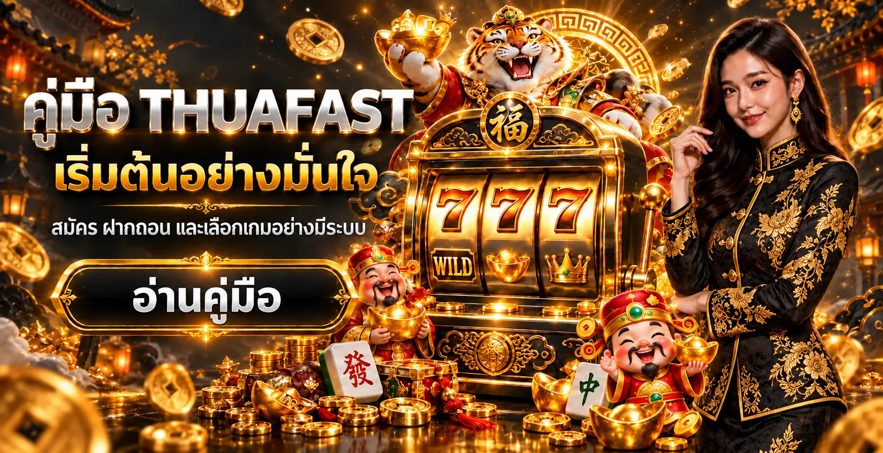 THUAFAST มือใหม่ | สมัคร ฝากถอน เลือกเกมอย่างมีระบบ